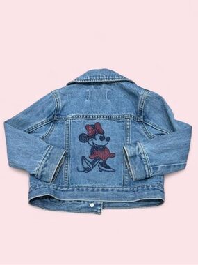Baby GAP x Disney Minnie Mouse Denim Jacket Toddler Girls 2T